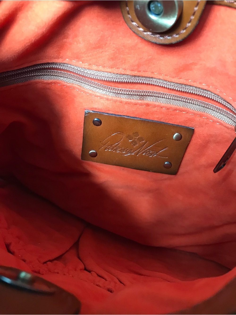 Patricia Nash Boho Fringe Macramé Crossbody – Coral/Shell – Like New – Rare - Picture 11 of 13